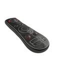 A black remote control with a red button in the middle generated by AI Royalty Free Stock Photo