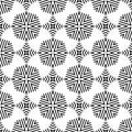 Black Repeated Design Geometrical Design Stylish On White Background