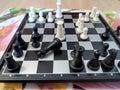 Black resigned. Chess