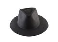 Black retro hat isolated on white background Royalty Free Stock Photo