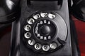 Black retro telephone Royalty Free Stock Photo