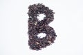 Black rice is a alphabet