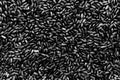 Black rice background texture, dark wild long grain natural rice, jasmine rice closeup Royalty Free Stock Photo