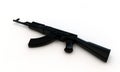 Black rifle Royalty Free Stock Photo