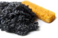 Black Rise And Orange Fish Stick Royalty Free Stock Photo