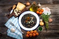 Black Risotto Royalty Free Stock Photo