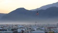 Black Rock City during Burning Man 2019