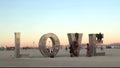 Black Rock City during Burning Man 2019