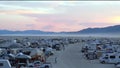 Black Rock City during Burning Man 2019