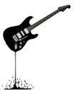 Fluid Black Guitar