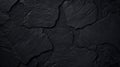 Black Rock Slate Texture Background Banner