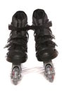 Black roller blades Royalty Free Stock Photo