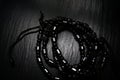 Black ronce bracelet, photography object