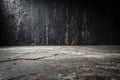 Black rough concrete wall texture Royalty Free Stock Photo