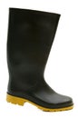 Black rubber boots Royalty Free Stock Photo