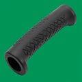 Black rubber handle grip featuring a distinctive diamond-patterned texture for enhance Royalty Free Stock Photo