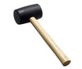 A black rubber mallet Royalty Free Stock Photo