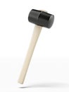 Black rubber mallet Royalty Free Stock Photo
