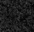 Black Rubber Plastic Abstract Background