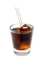 Black Russian cocktail Royalty Free Stock Photo