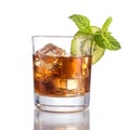 Black russian cocktail Royalty Free Stock Photo