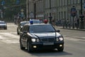 Black russian police car