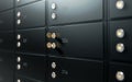 Black Safe Deposit Box Wall