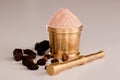 Black Salt Powder Royalty Free Stock Photo