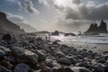 Playa de Benijo,Anaga,Canary Islands. Coast, foreshore.