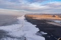 Black sand beach Iceland near Vik