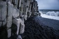 Black Sand Beach - Iceland Royalty Free Stock Photo