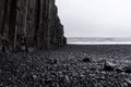 Black Sand Beach - Iceland Royalty Free Stock Photo