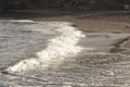 Black sand beach on La Palma, Canary Isles Royalty Free Stock Photo