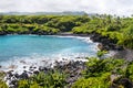 Black Sand Beach, Maui, Hawaii Royalty Free Stock Photo