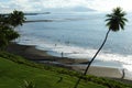 Black Sand beach Tahiti