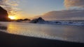 Black Sand Beach at tenerife Teneriffa