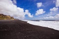 Black sand coast