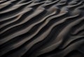 Black Sand dune. Black Sand beach macro photography Royalty Free Stock Photo