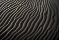 Black Sand dune. Black Sand beach macro photography Royalty Free Stock Photo