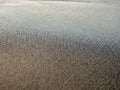 Black sand in the sun close-up. Quiet place. The silence of the waves Edge of the coast. Background from the sand. Black sand on