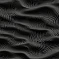 Black Sand Texture . Seamless Background. Generative AI