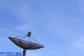 Black satellite dish Royalty Free Stock Photo