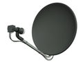 Black satellite dish Royalty Free Stock Photo