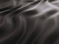 Black satin silk, elegant fabric for backgrounds Royalty Free Stock Photo