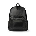 Black school bag on a white background Royalty Free Stock Photo