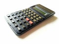 Black scientific calculator  on white background Royalty Free Stock Photo