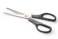 Black scissors with clipping