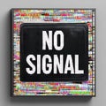 A black screen displays the text \