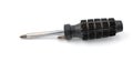 Black screwdriver isolated on a white background Royalty Free Stock Photo