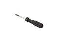 Black screwdriver isolated on white background,clipping path Royalty Free Stock Photo